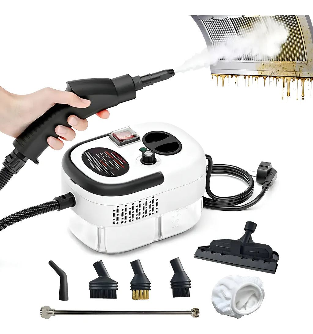Limpiador a vapor a presión 2500W portátil con accesorios