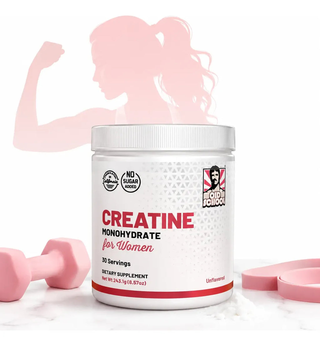 Creatina Monohidratada para Mujeres Old School Labs
