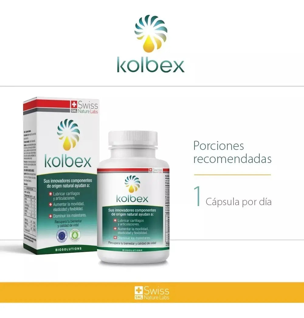 Kolbex — Suplemento con Proteína de Caracol, Vitamina C, B6 y Zinc