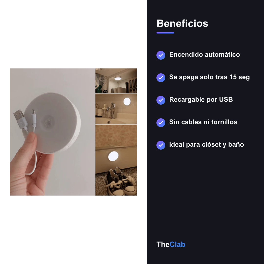 Beneficios del Pack 5 Luces LED — TheClab