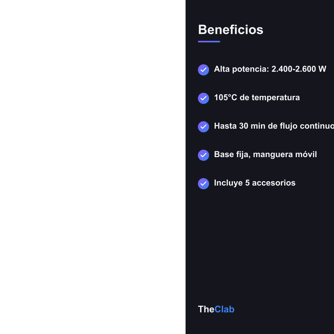 Beneficios de Limpiador a Vapor a Presión 2500W — TheClab